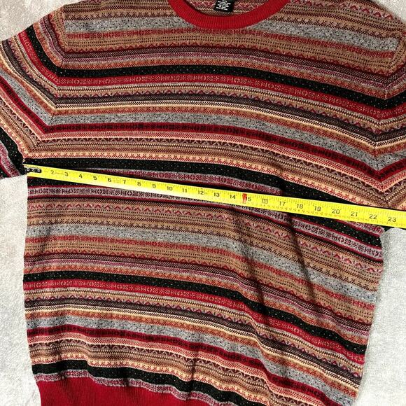 Jos A Bank Sweater Men's XXL Lambs Wool Gingerbread Holiday Old Money - Picture 7 of 8